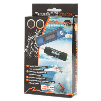 4GB Waterproof IPX8 MP3 Player with FM Radio function