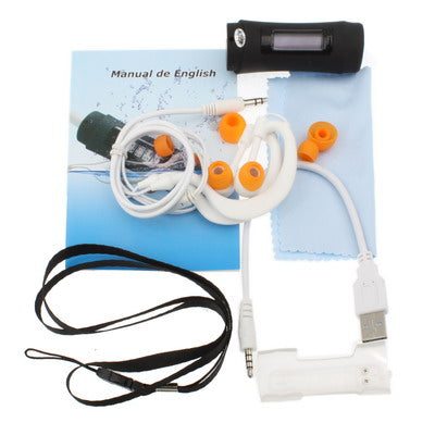 4GB Waterproof IPX8 MP3 Player with FM Radio function