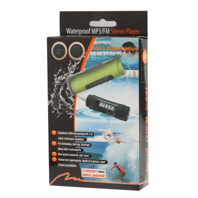 4GB Waterproof IPX8 MP3 Player with FM Radio function