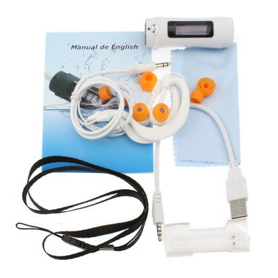4GB Waterproof IPX8 MP3 Player with FM Radio function