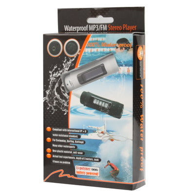 4GB Waterproof IPX8 MP3 Player with FM Radio function