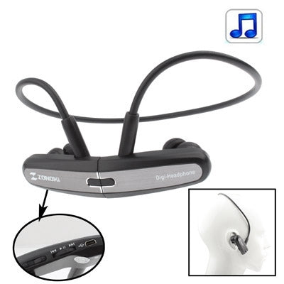 Free Style Motion MP3 Headphone, with Magnet, Built-in 4GB Memory