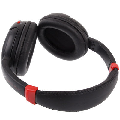 Kubite K-892 Black, Digital Music Headphone with FM Radio & Line Control / Microphone, Support Micro SD Card and Line In