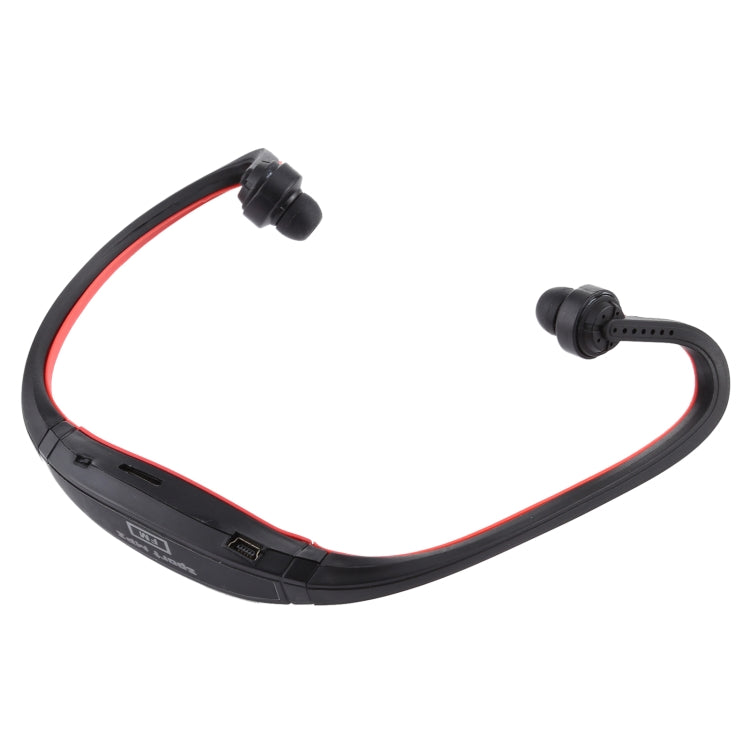 Neck-style Sport MP3 Earphone with TF Card Slot, Music Format: MP3 / WMA / WAV