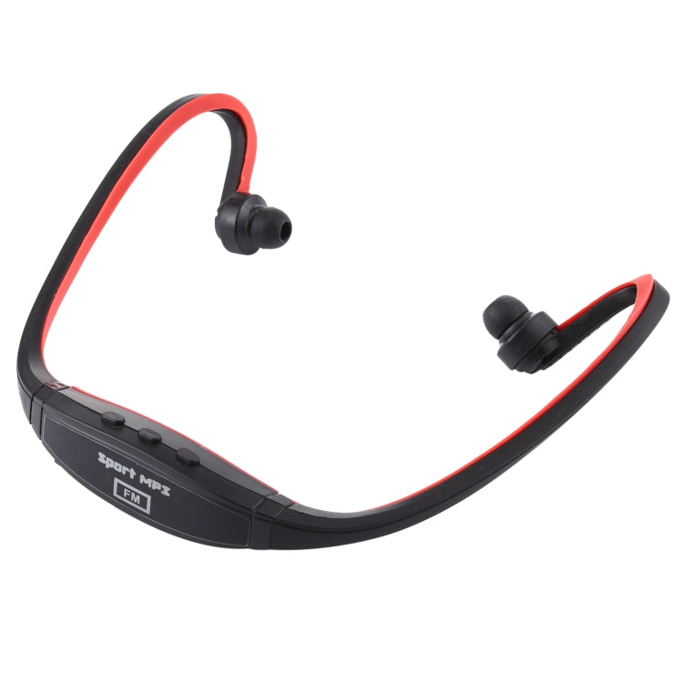 Neck-style Sport MP3 Earphone with TF Card Slot, Music Format: MP3 / WMA / WAV