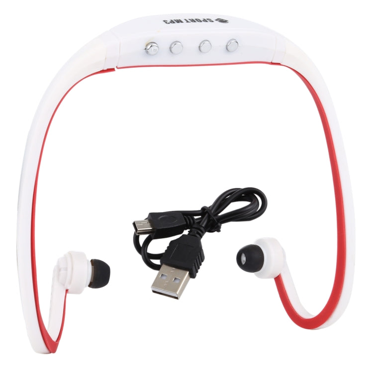 Sport MP3 Player Headset with TF Card Reader Function, Music Format: MP3 / WMA