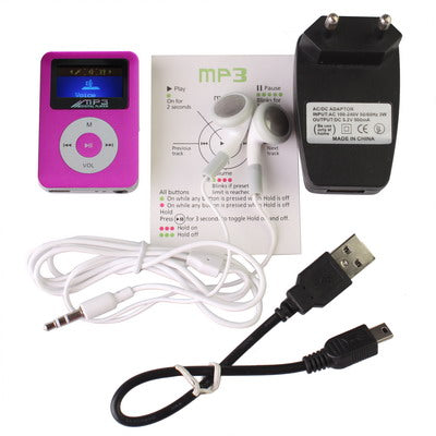TF (Micro SD) Card Slot MP3 Player with LCD Screen, Speaker