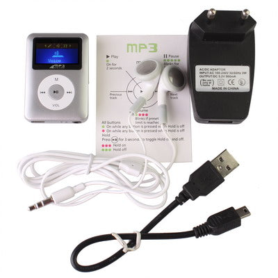 TF (Micro SD) Card Slot MP3 Player with LCD Screen, Speaker