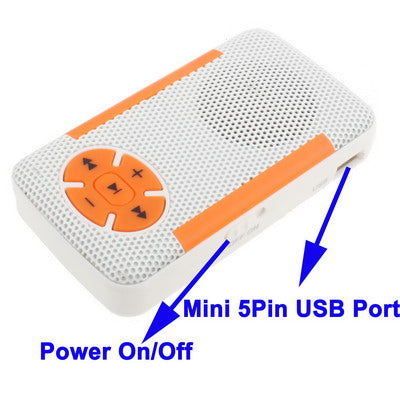 TF (Micro SD) Card Slot MP3 Player with Speaker, Clip