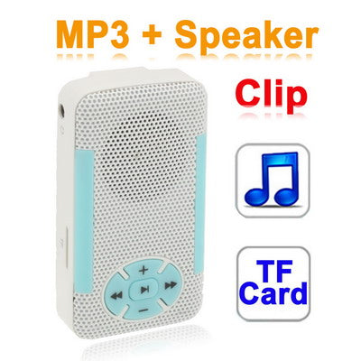 TF (Micro SD) Card Slot MP3 Player with Speaker, Clip