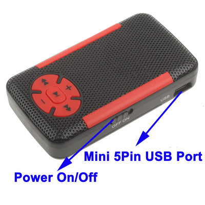TF (Micro SD) Card Slot MP3 Player with Speaker, Clip