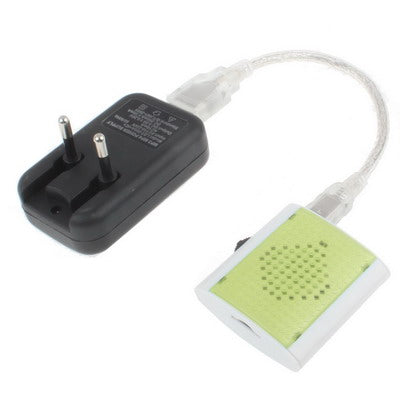 TF (Micro SD) Card Slot MP3 Player with Speaker, Clip (Light Green)