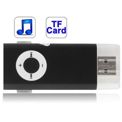 TF (Micro SD) Card Slot MP3 Player with Clip