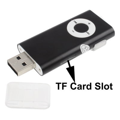 TF (Micro SD) Card Slot MP3 Player with Clip