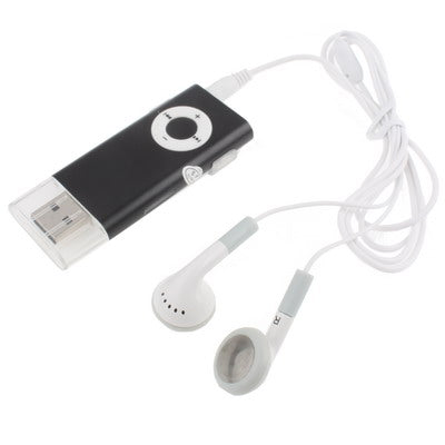 TF (Micro SD) Card Slot MP3 Player with Clip