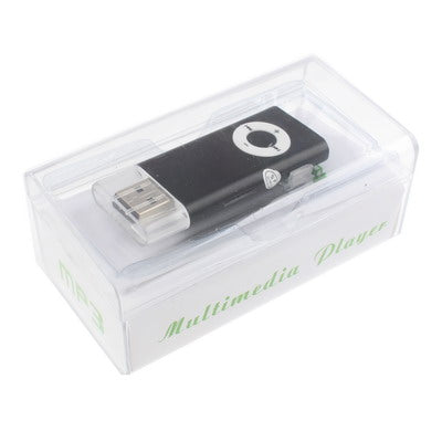 TF (Micro SD) Card Slot MP3 Player with Clip