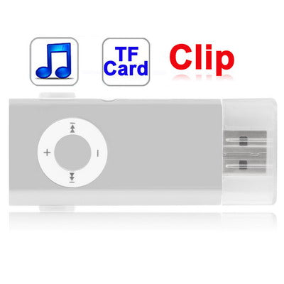 TF (Micro SD) Card Slot MP3 Player with Clip