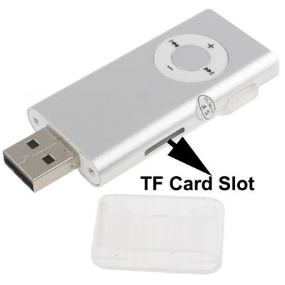 TF (Micro SD) Card Slot MP3 Player with Clip