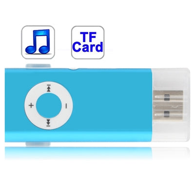 TF (Micro SD) Card Slot MP3 Player with Clip