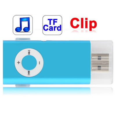 TF (Micro SD) Card Slot MP3 Player with Clip