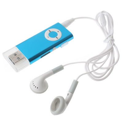 TF (Micro SD) Card Slot MP3 Player with Clip