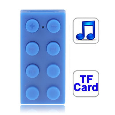 Building Block Style MP3 Player with TF (Micro SD) Card Slot