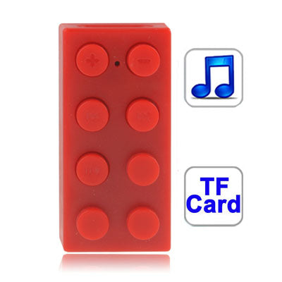 Building Block Style MP3 Player with TF (Micro SD) Card Slot