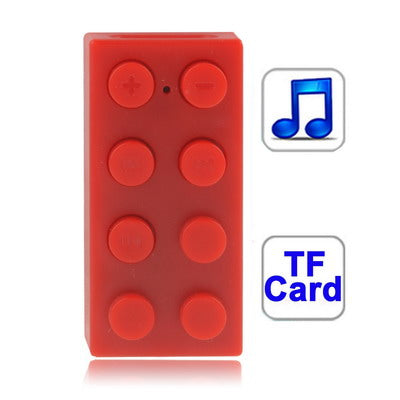 Building Block Style MP3 Player with TF (Micro SD) Card Slot
