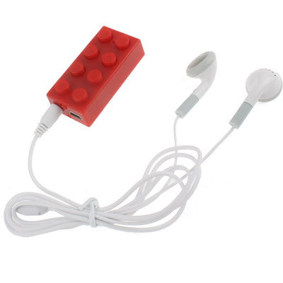 Building Block Style MP3 Player with TF (Micro SD) Card Slot