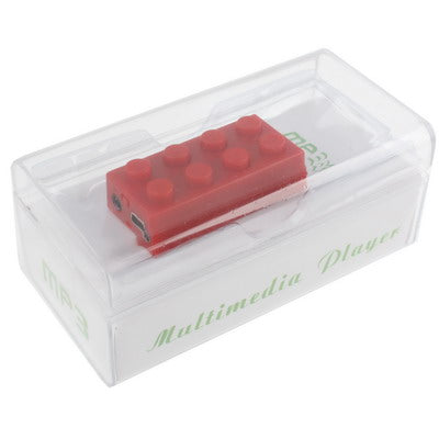 Building Block Style MP3 Player with TF (Micro SD) Card Slot