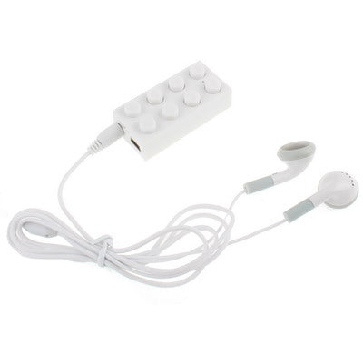 Building Block Style MP3 Player with TF (Micro SD) Card Slot