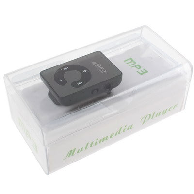 Mirror MP3 Player with TF Card Slot, Clip