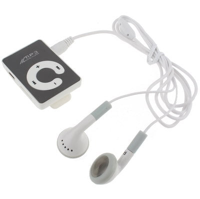 Mirror MP3 Player with TF Card Slot, Clip