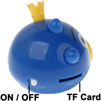 Angry Birds Green Pig Style TF (Micro SD) Card Slot Mini MP3 Player