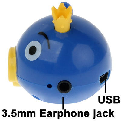 Angry Birds Green Pig Style TF (Micro SD) Card Slot Mini MP3 Player