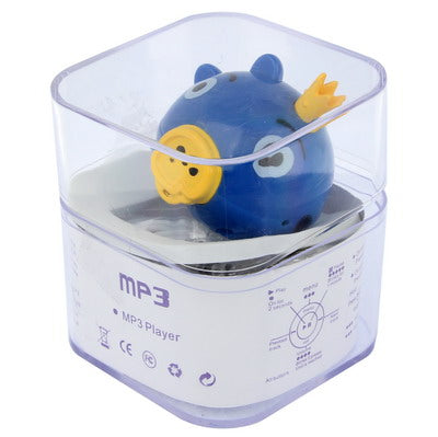 Angry Birds Green Pig Style TF (Micro SD) Card Slot Mini MP3 Player