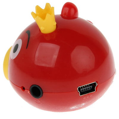 Angry Birds Green Pig Style TF (Micro SD) Card Slot Mini MP3 Player