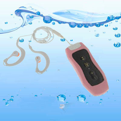 4GB Waterproof IPX8 MP3 Player with FM Radio function (Pink)