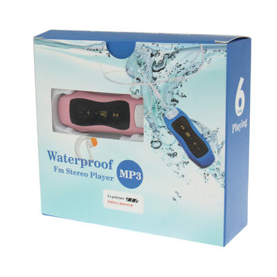 4GB Waterproof IPX8 MP3 Player with FM Radio function (Pink)