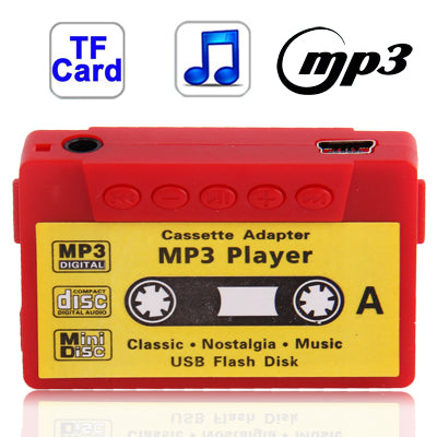 Magnetic Tape Style TF (Micro SD) Card Slot MP3 Player