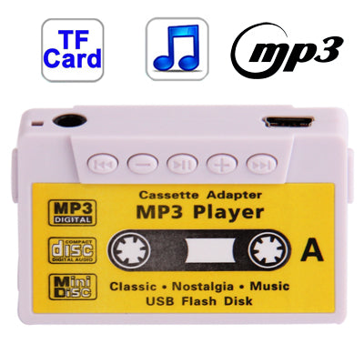 Magnetic Tape Style TF (Micro SD) Card Slot MP3 Player