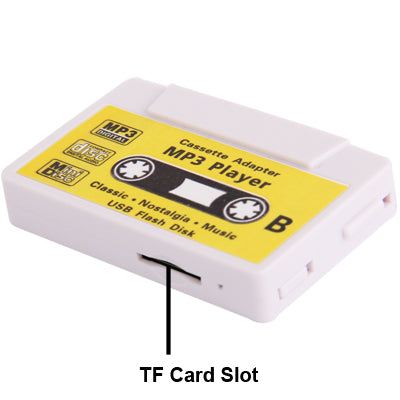 Magnetic Tape Style TF (Micro SD) Card Slot MP3 Player