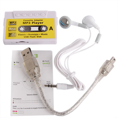Magnetic Tape Style TF (Micro SD) Card Slot MP3 Player