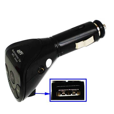 MP3 Player with Fm Transmitter 200 frequency , Remote , and support USB Flash Disk(Black)