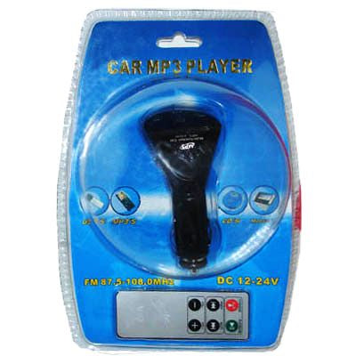 MP3 Player with Fm Transmitter 200 frequency , Remote , and support USB Flash Disk(Black)