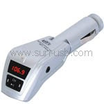 MP3 Player with Fm Transmitter 14 frequency(87.7-88.9MHz) , and support USB Flash Disk(White)