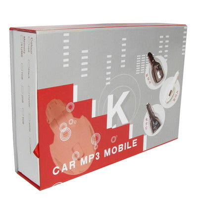 Car MP3 with Fm Transmitter, Remote(White)