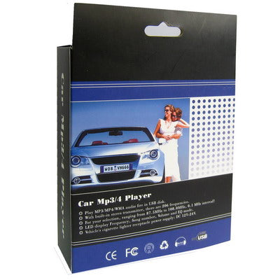 MP3 Player with Fm Transmitter, Remote,and support USB Flash Disk,SD(MMC) Card(White)
