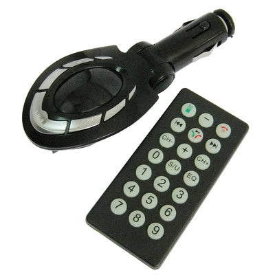 2 in 1 Bluetooth Handfree Kit + Car MP3 Player with remote control, support TF Card, Usb flash disk(Black)