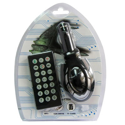 2 in 1 Bluetooth Handfree Kit + Car MP3 Player with remote control, support TF Card, Usb flash disk(Black)